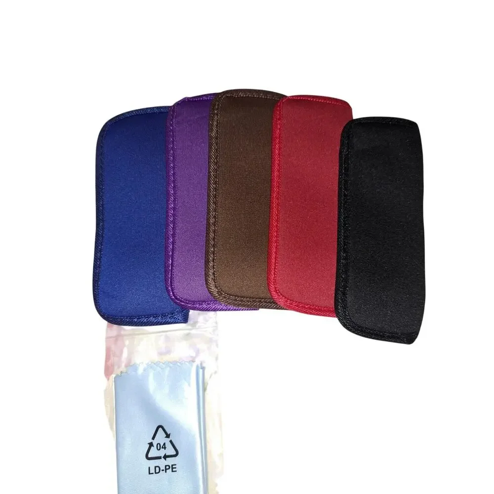 Reading Glasses 5 Pairs w/soft glass cases Comfort Quality Readers .50+